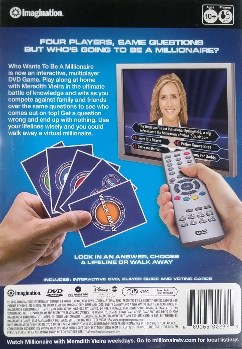 Imagination Who Wants To Be A Millionaire DVD Game - Image 2
